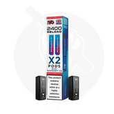 Blue Raspberry Ice IVG 2400 Reload 2 in 1 Prefilled Pods